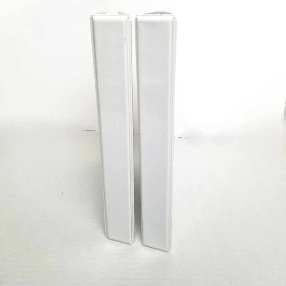 3 Ring View Binders Set of 2 White 1 Inch Office School Organization
